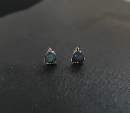 Labradorite Stud Earrings image 0