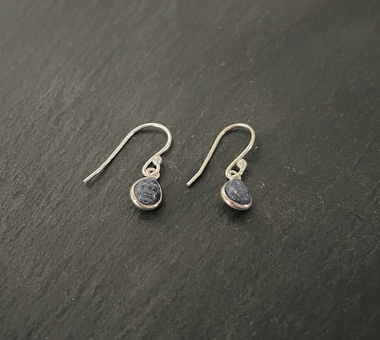 Lapis Lazuli Teardrop Earrings image 1