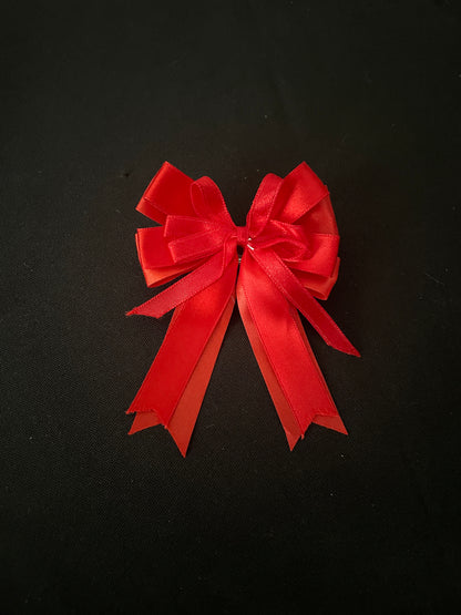 Red, Purple and Pink Bow Hair Clips image 3