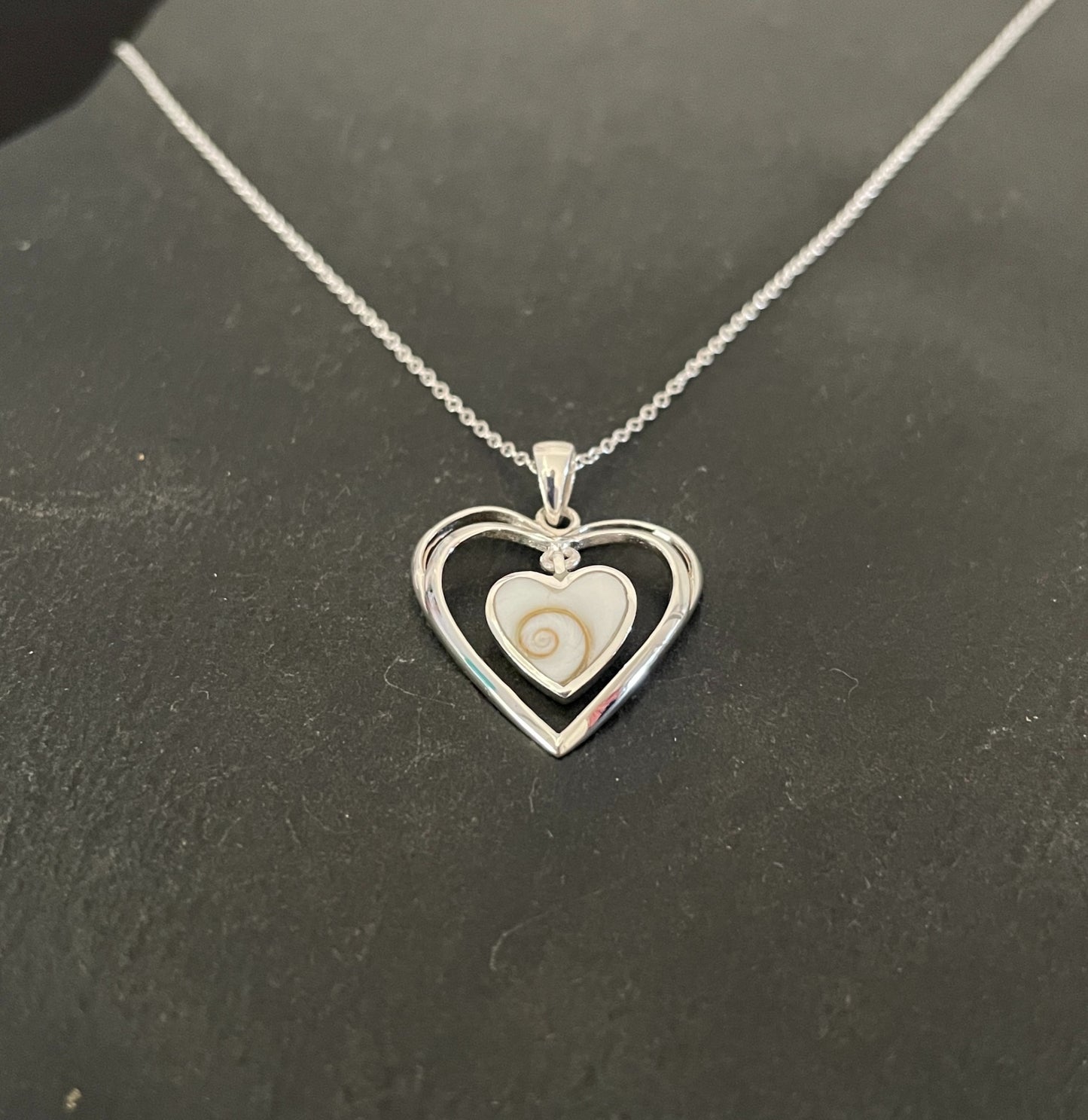 Shiva Shell Heart Pendant image 1