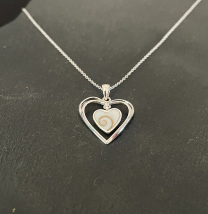 Shiva Shell Heart Pendant image 1