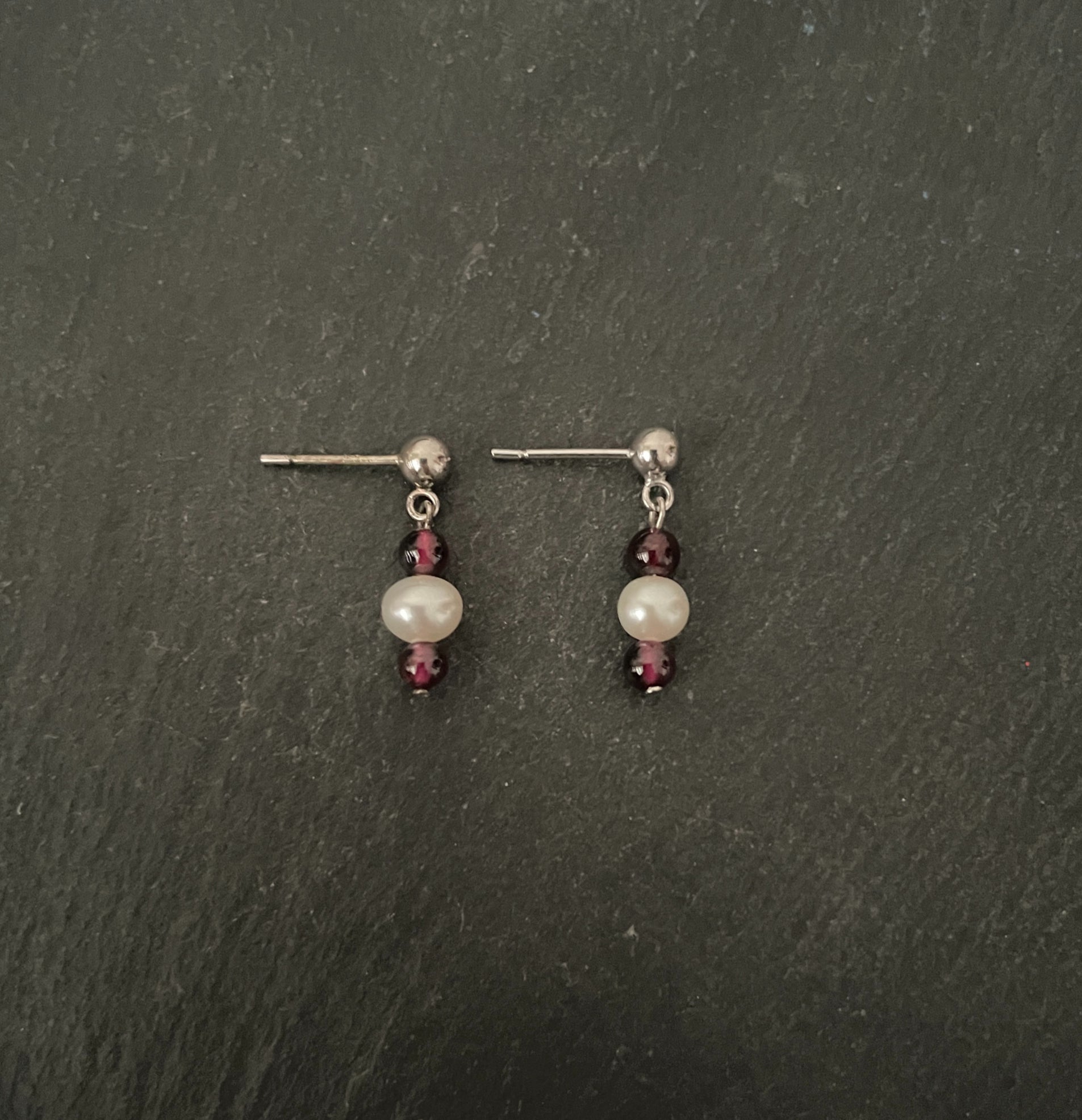 Pearl and Gemstone Earrings image 4