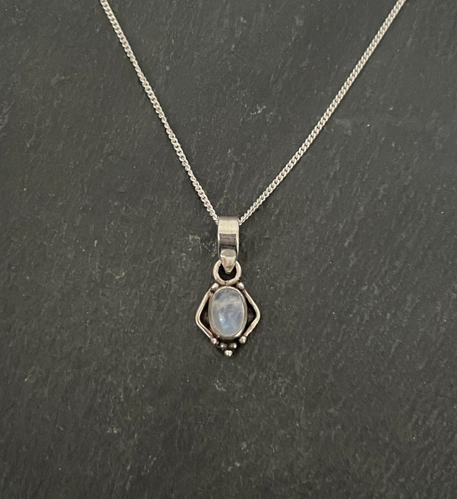 Moonstone and Silver Pendant image 0