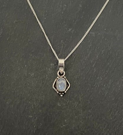 Moonstone and Silver Pendant image 0