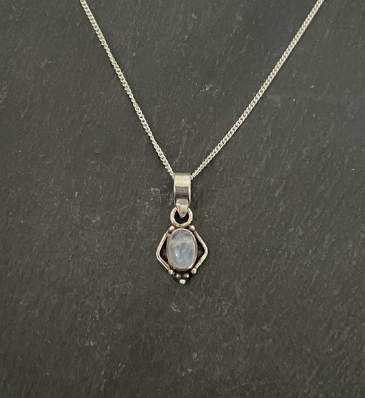 Moonstone and Silver Pendant image 0