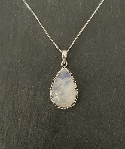 Teardrop Moonstone Pendant image 0