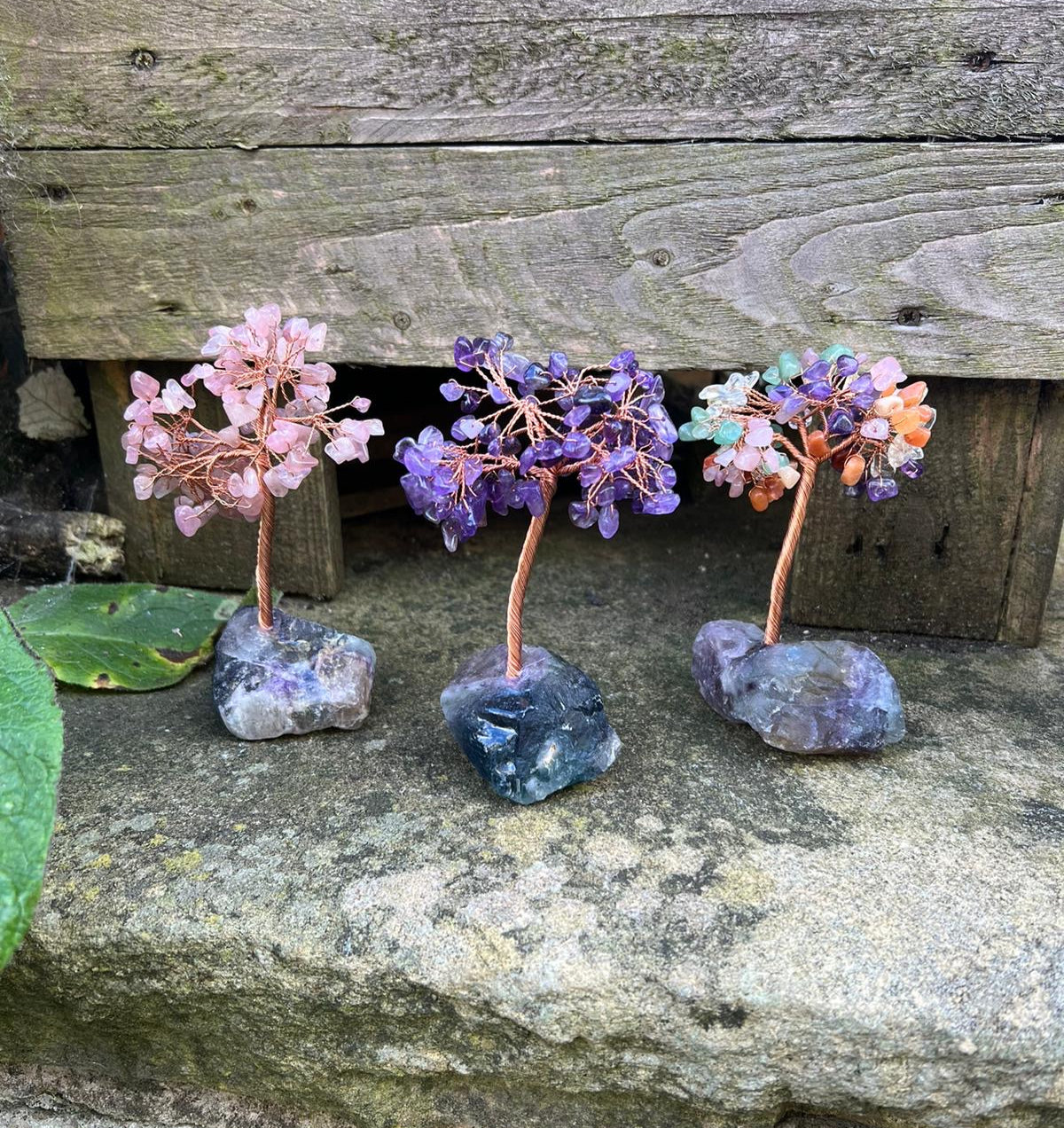 Gemstone Trees on Fluorite Base image 0