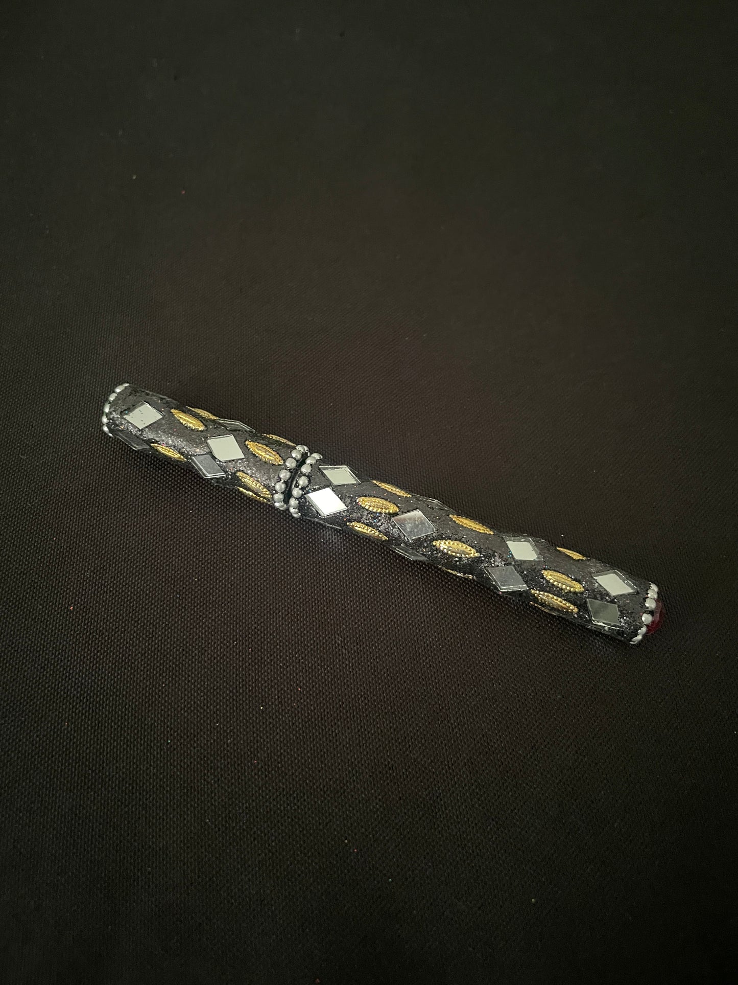 Black Glitter Pen image 0
