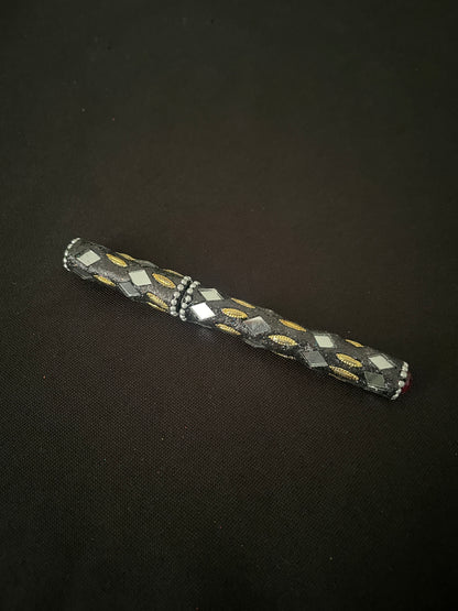Black Glitter Pen image 0