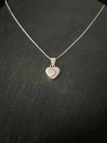 Shiva Shell Heart Pendant image 1