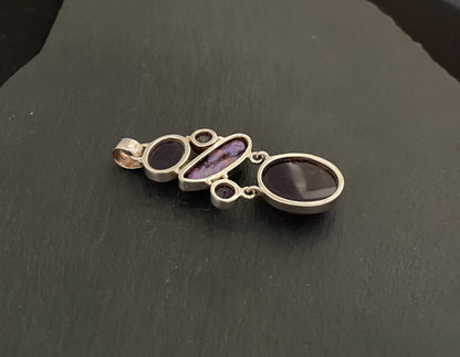 Amethyst and Pearl Pendant image 2