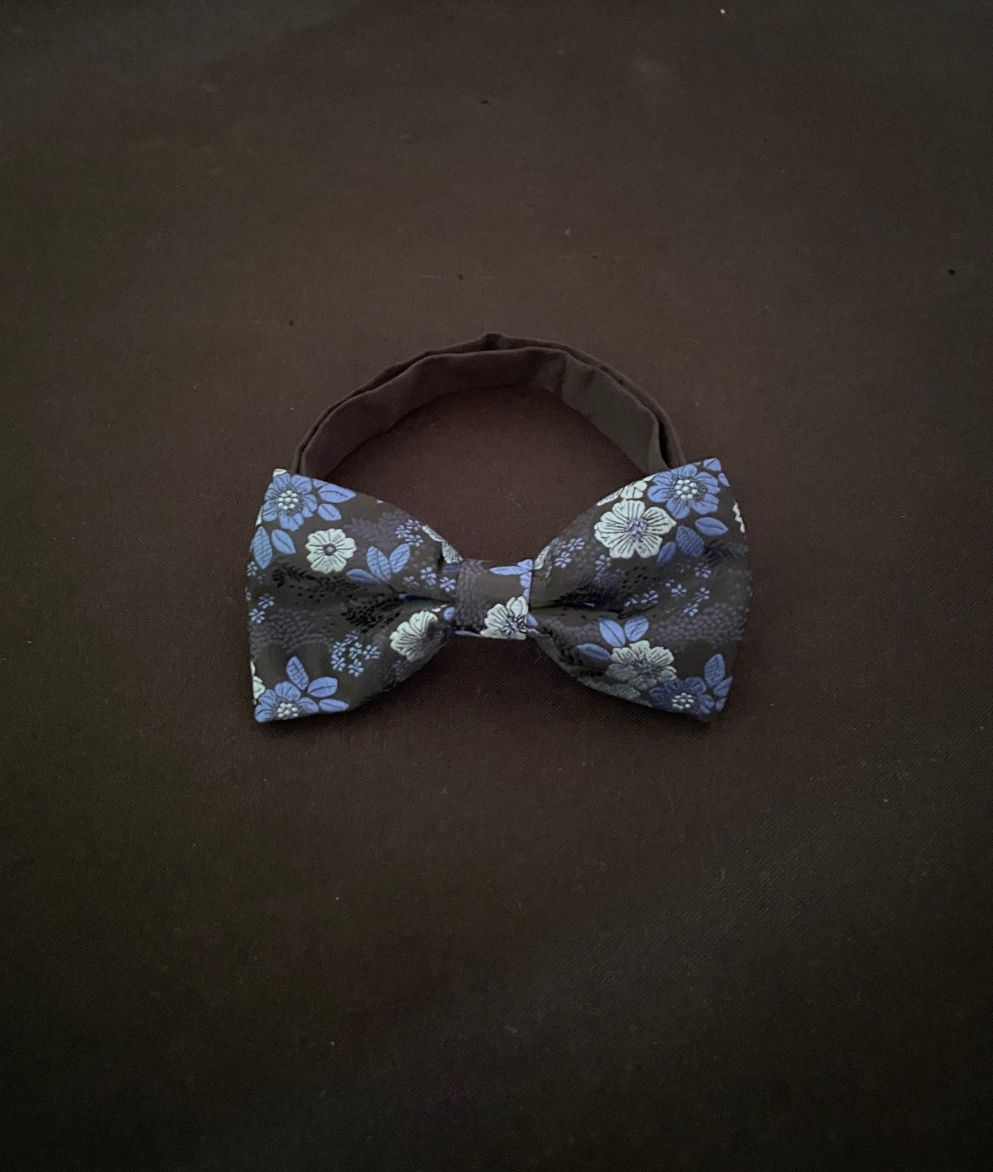 Blue Flower Bow Tie image 1