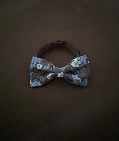 Blue Flower Bow Tie image 1