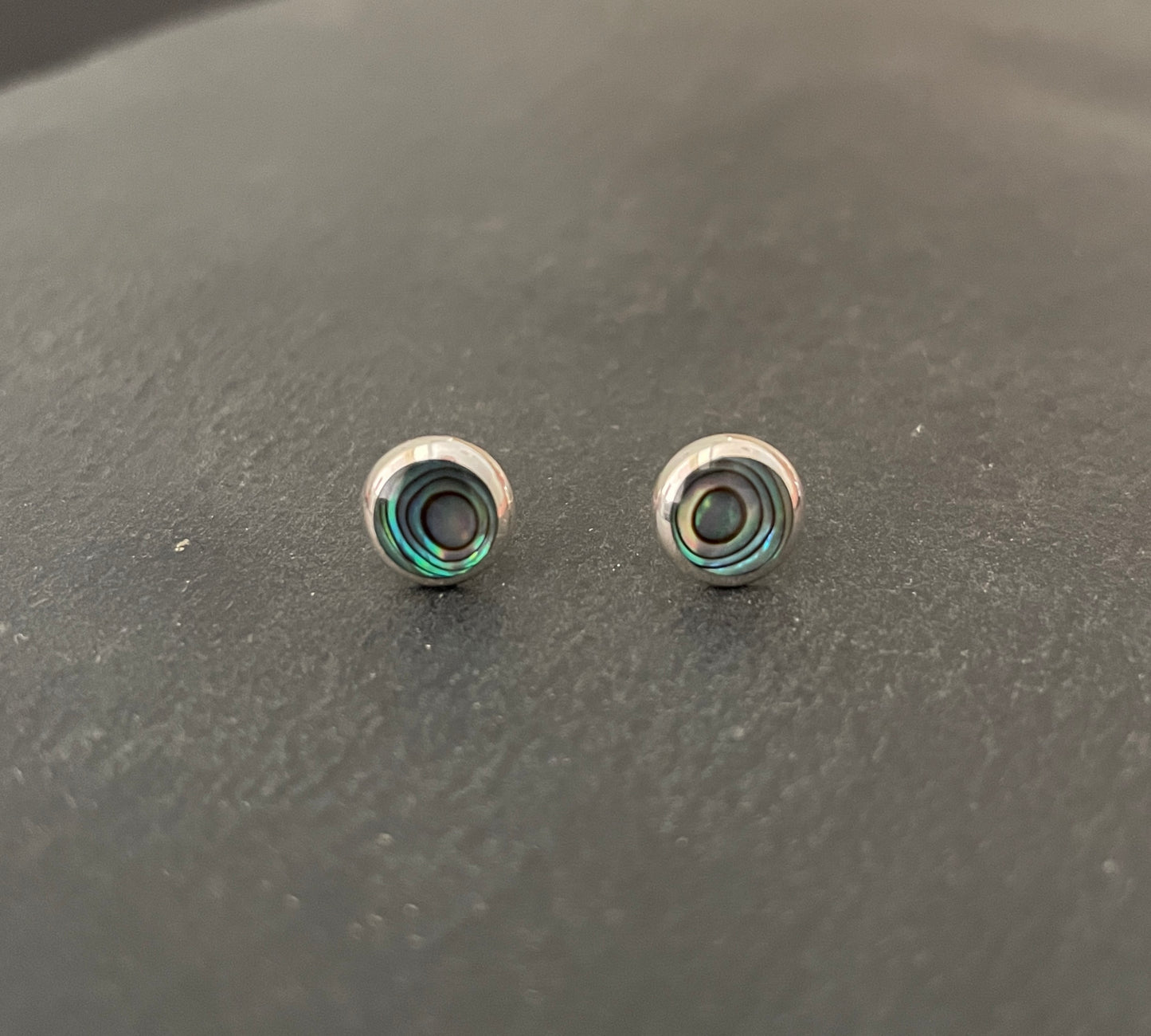 Paua Shell Round Studs image 0
