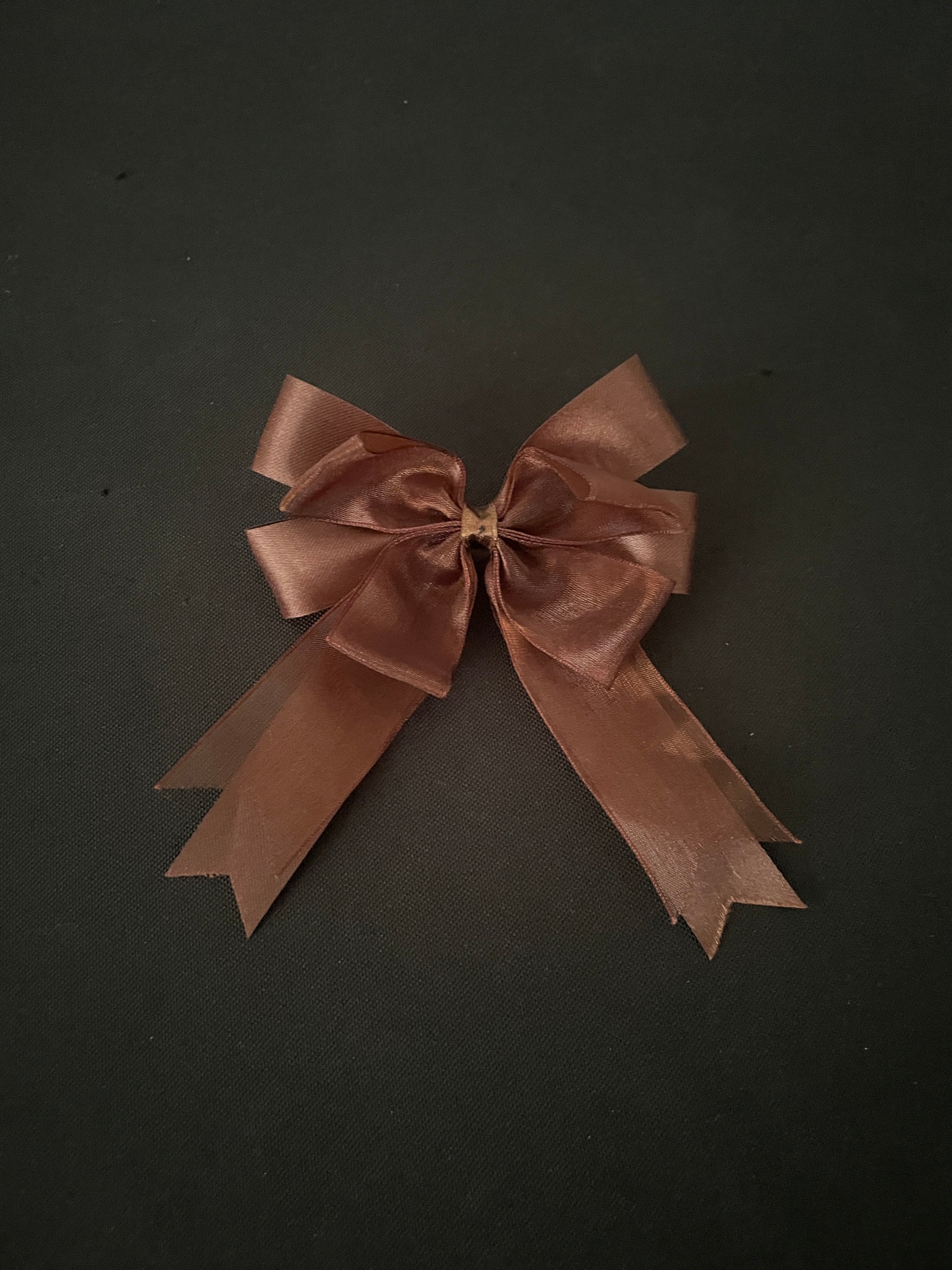Brown Bow Hair Clips image 1