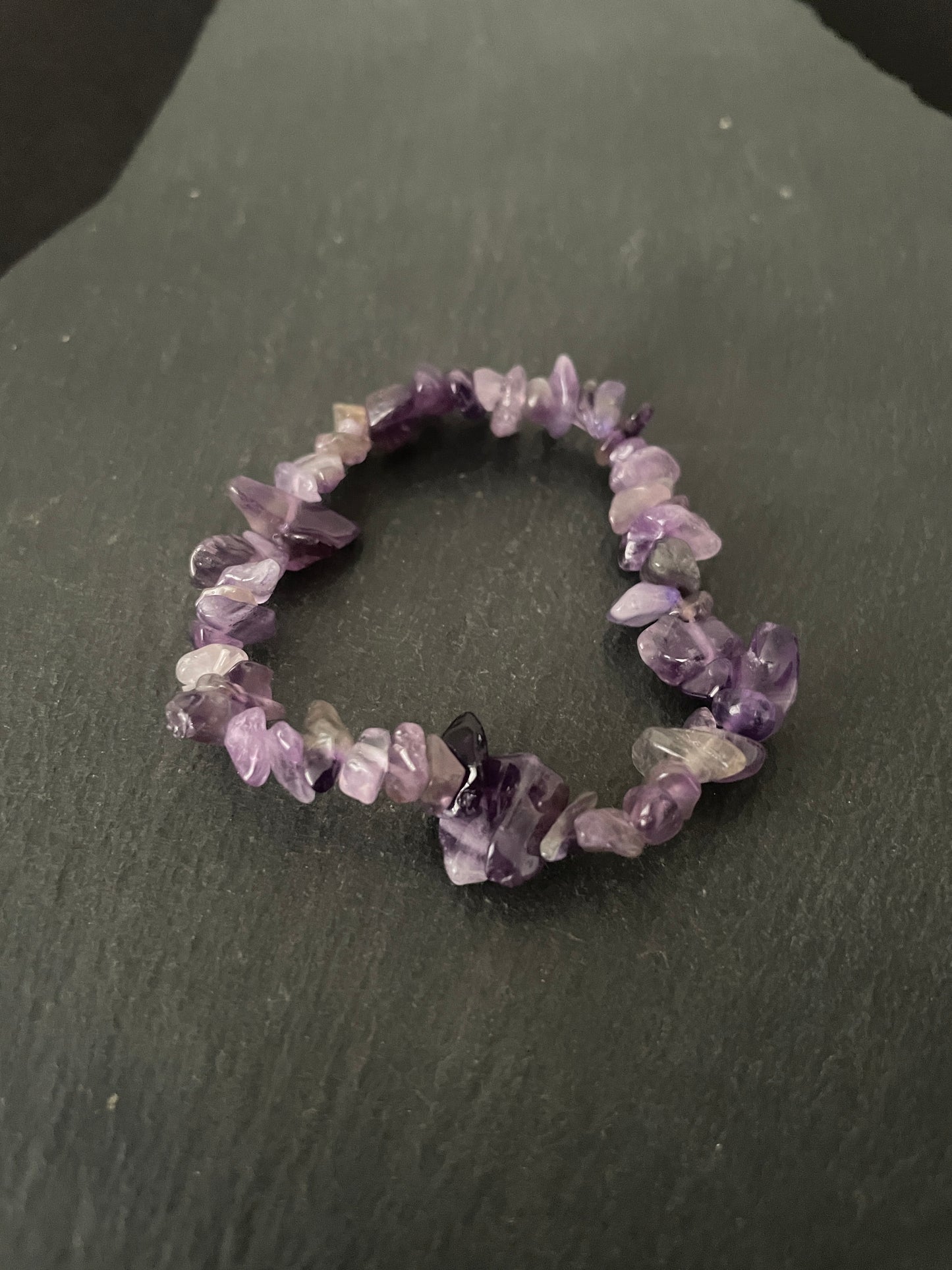 Amethyst Chip Bracelet image 0