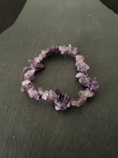 Amethyst Chip Bracelet image 0