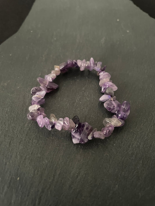 Amethyst Chip Bracelet image 0