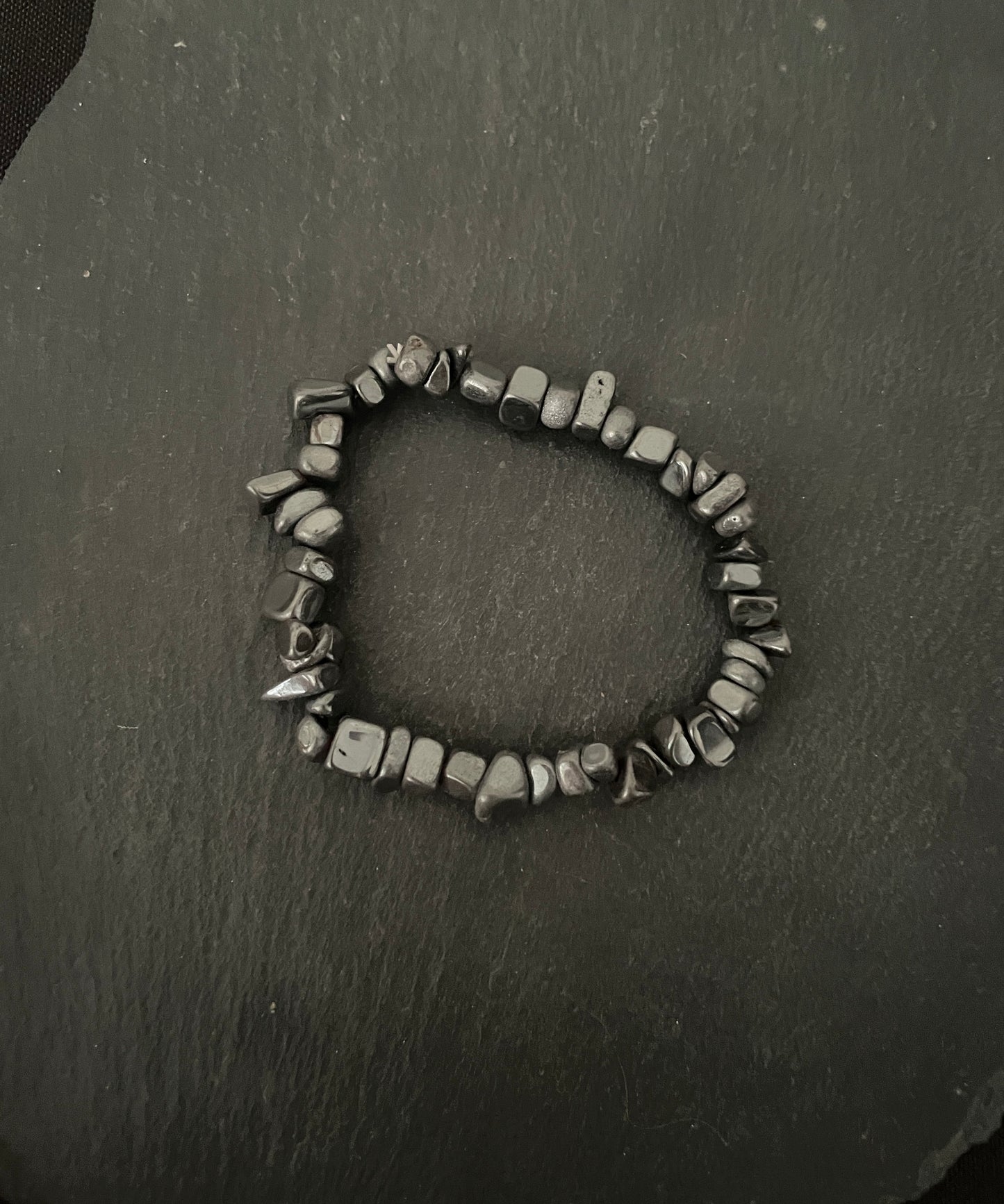 Hematite Chip Bracelet image 0