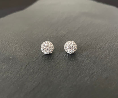 Cubic Zirconia Ball Stud Earrings image 0