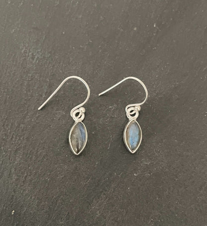 Labradorite and Silver Earrings image 0