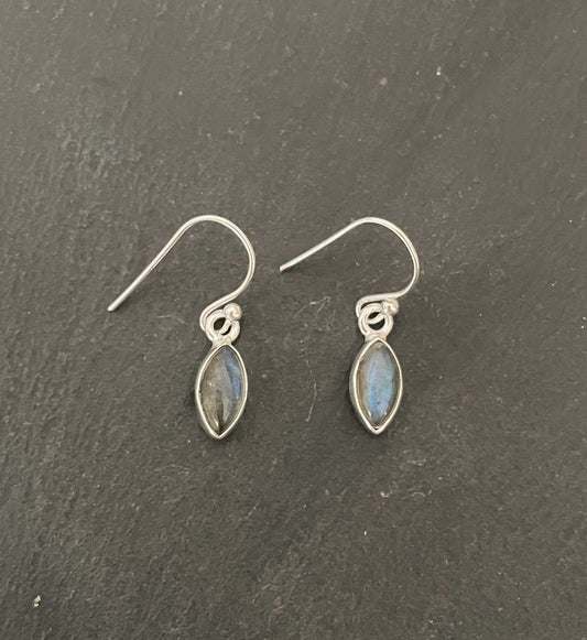 Labradorite and Silver Earrings image 0