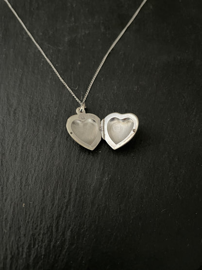 Silver Heart Locket image 2