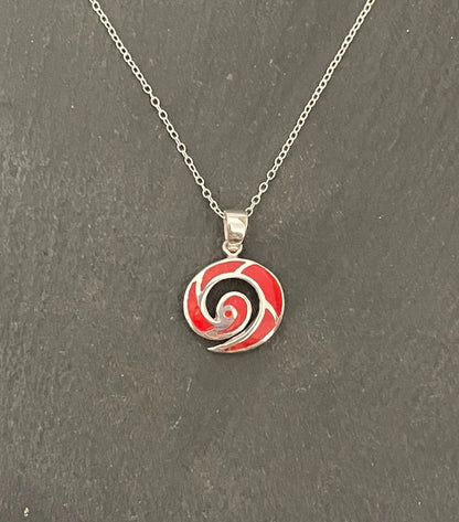 Coral Swirl Pendant image 0