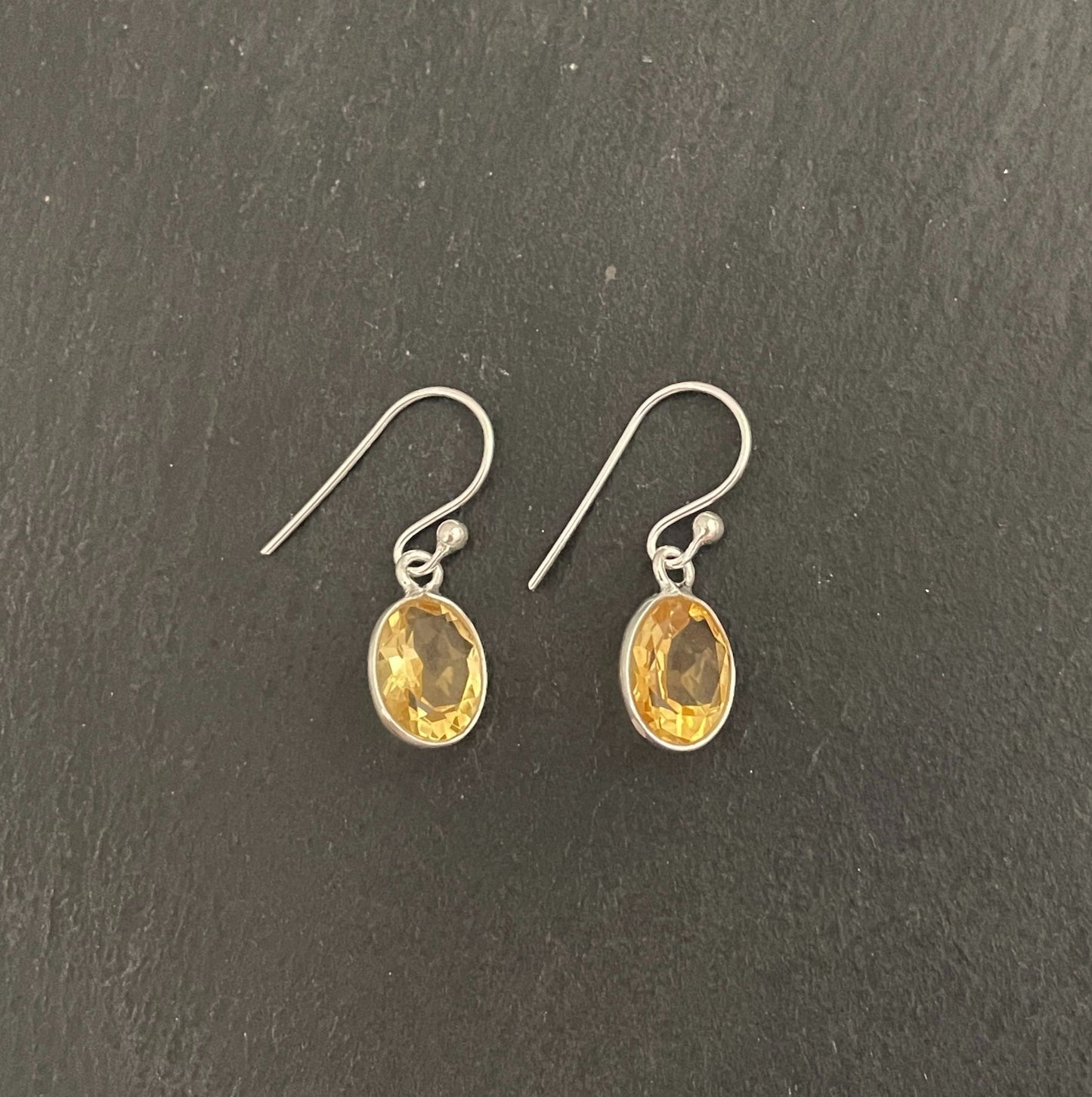 Citrine Oval Earrings image 0