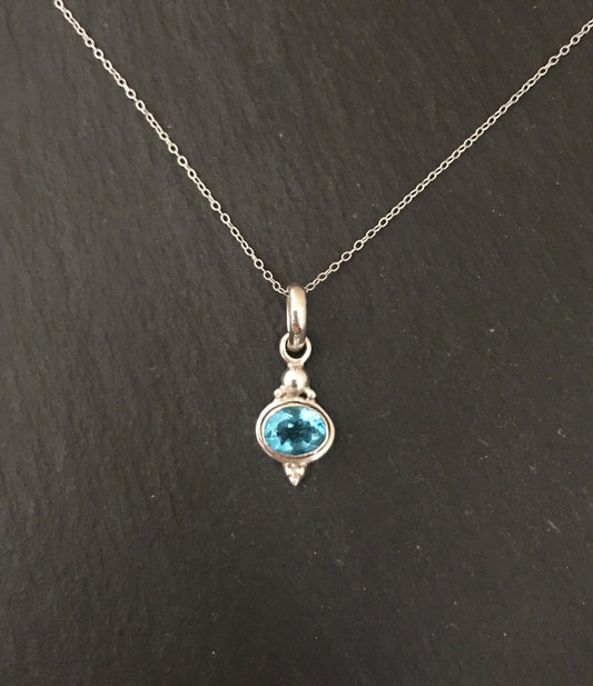 Blue Topaz Pendant image 0