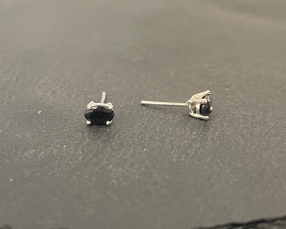 Oval Sapphire Studs image 1