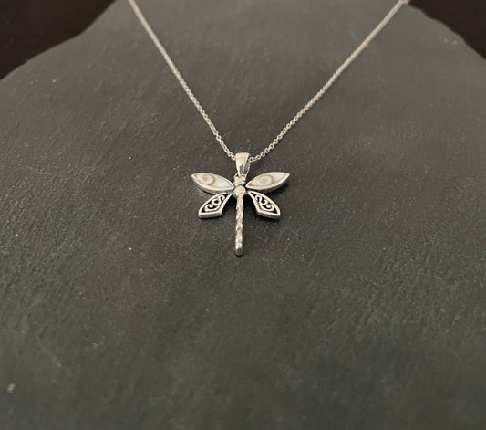 Shiva Shell Dragonfly Pendant image 1