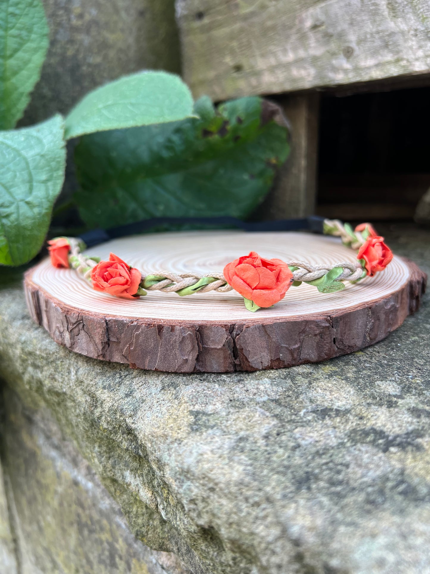 Orange Flower Headband image 0