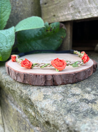 Orange Flower Headband image 0