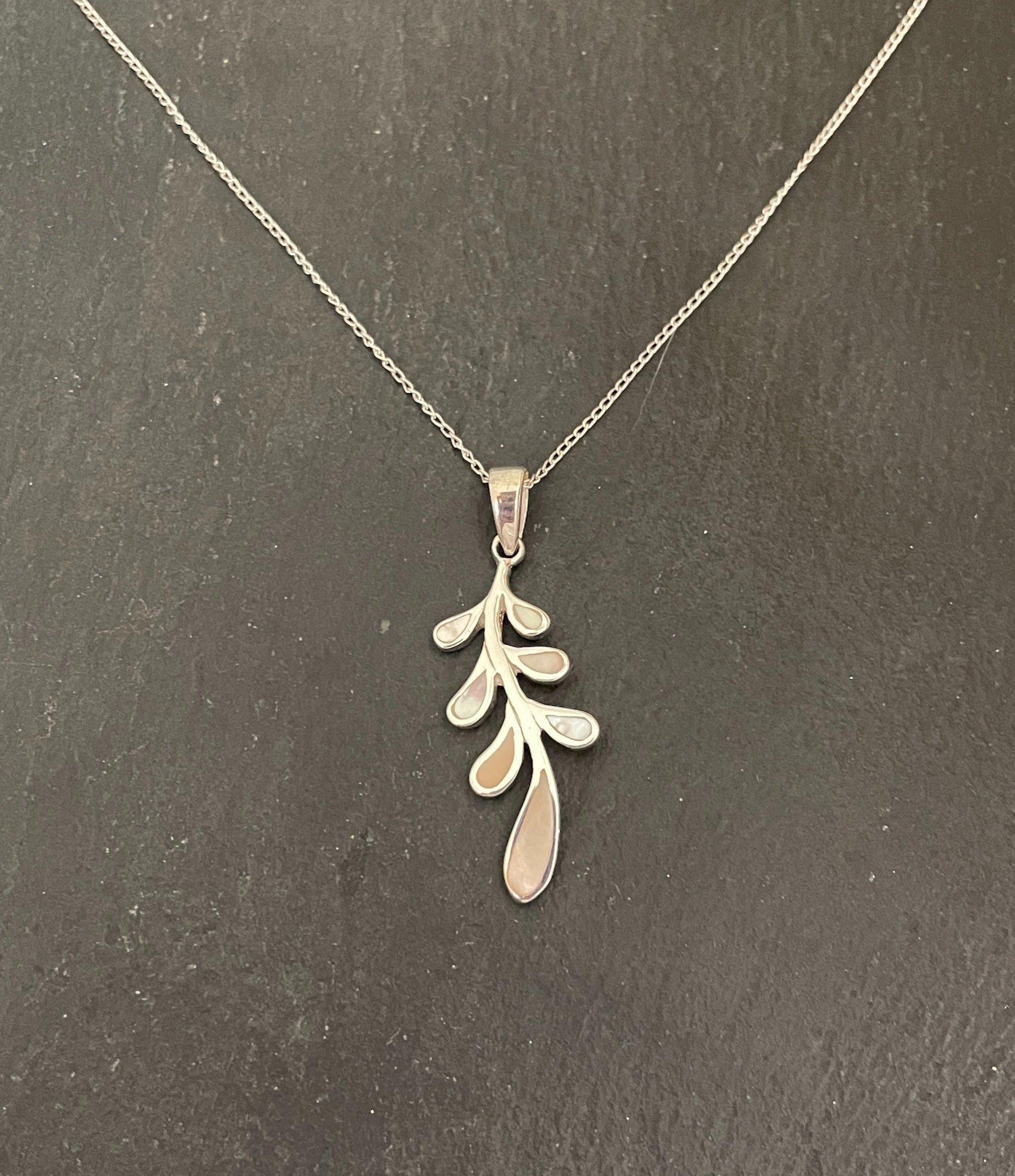 Mother of Pearl and Silver Pendant image 0