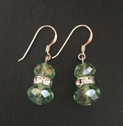 Bead and Bling Drop Earrings image 0