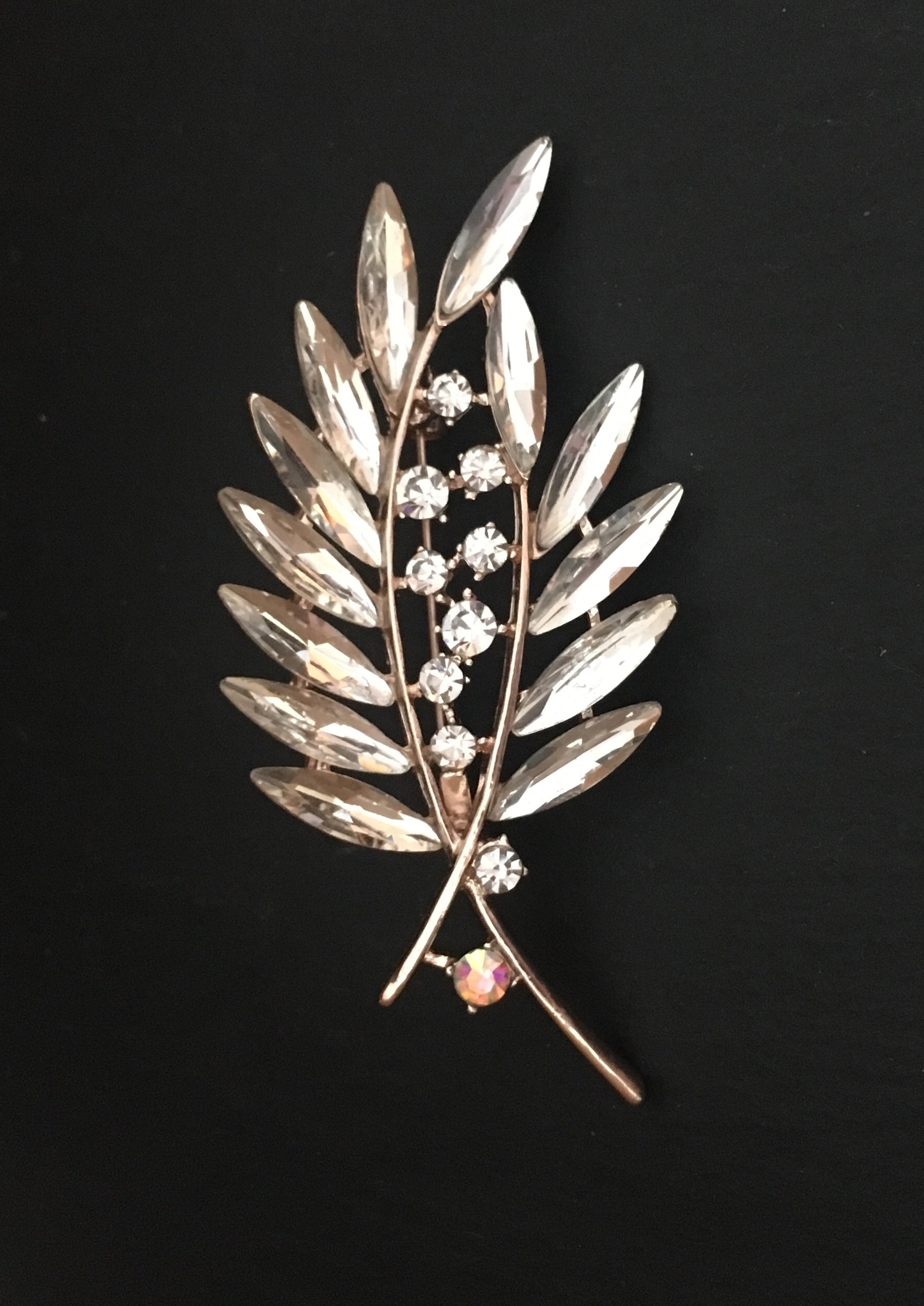 Bling Leaf Brooch image 0