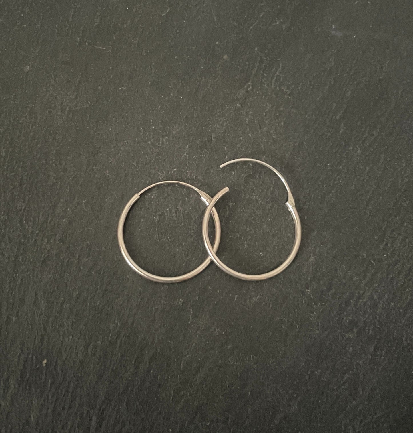Silver Hoops image 0