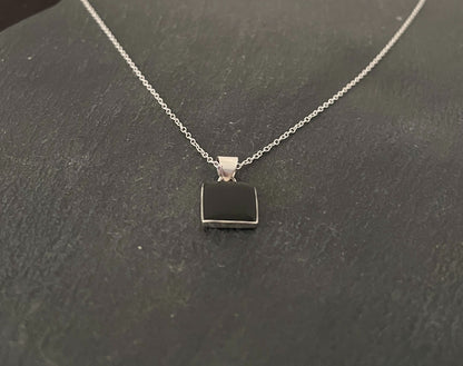 Black Onyx Square Pendant image 1