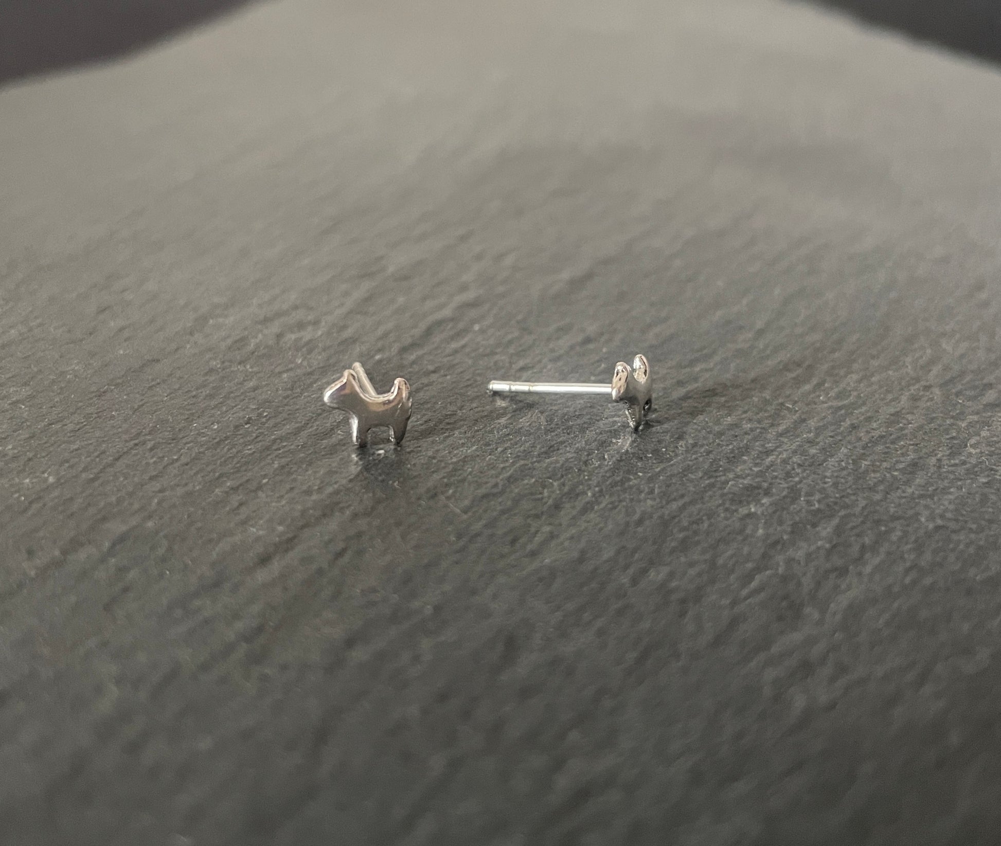 Silver Dog Studs image 1