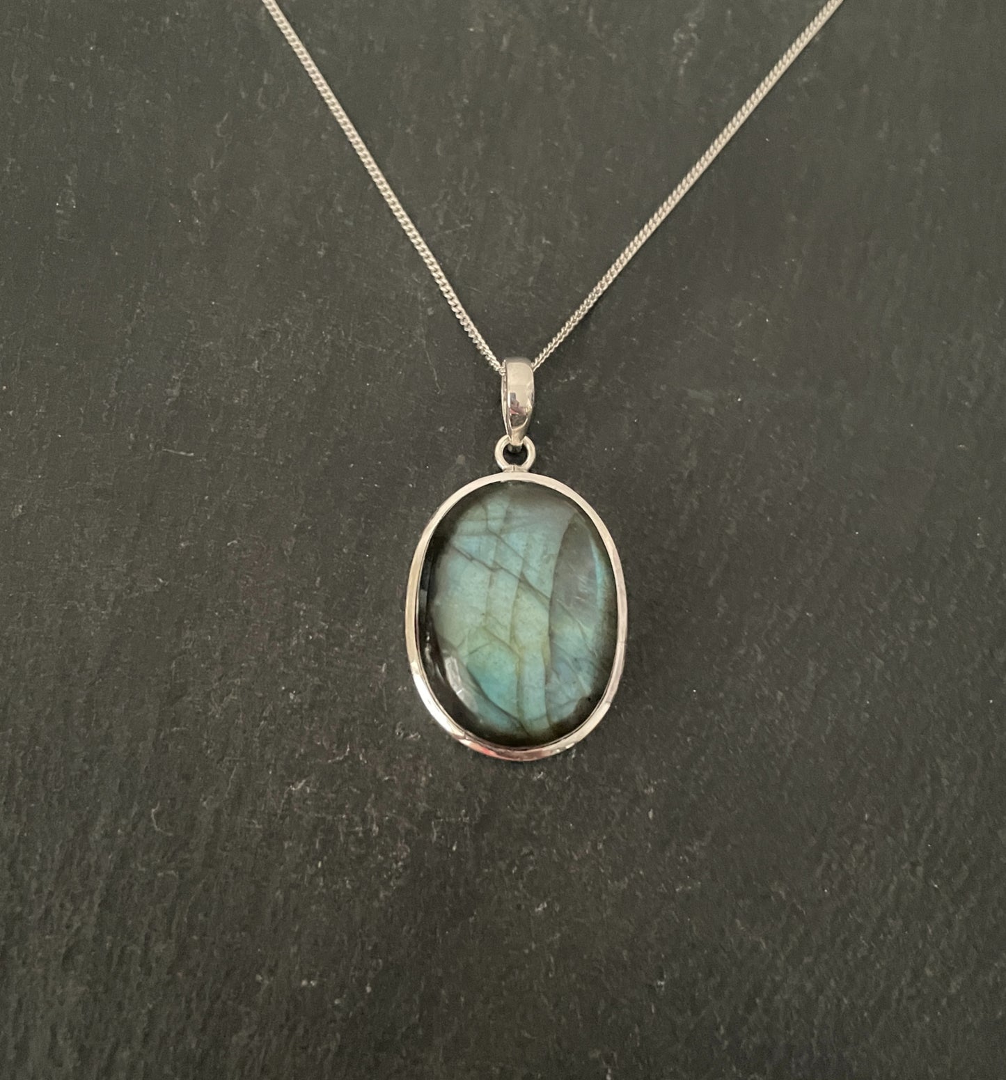 Labradorite Oval Pendant image 0