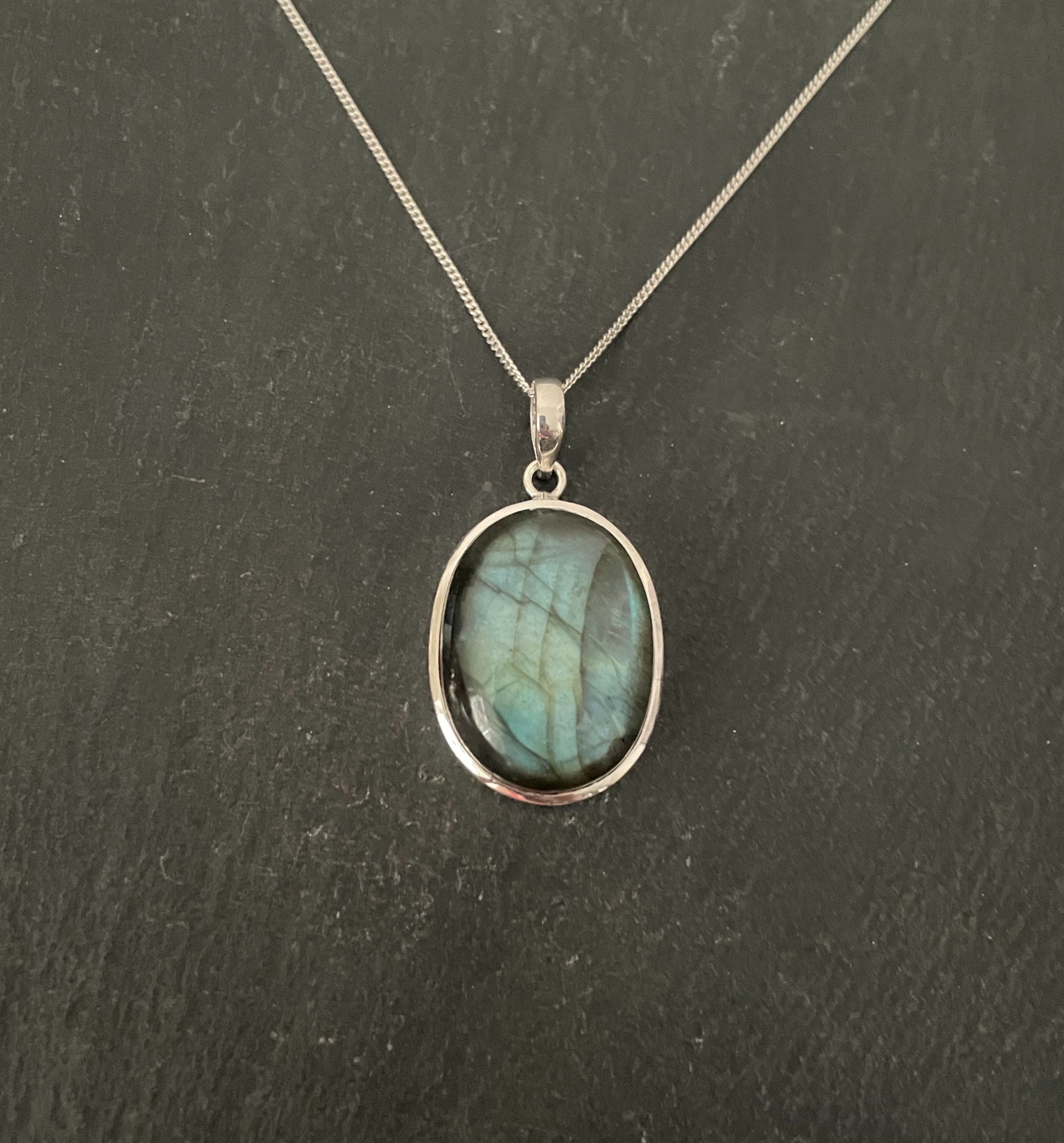 Labradorite Oval Pendant image 0