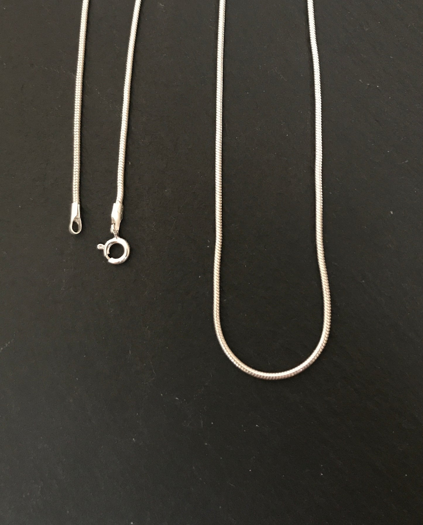 Sterling Silver Snake 1.5mm Chain image 0