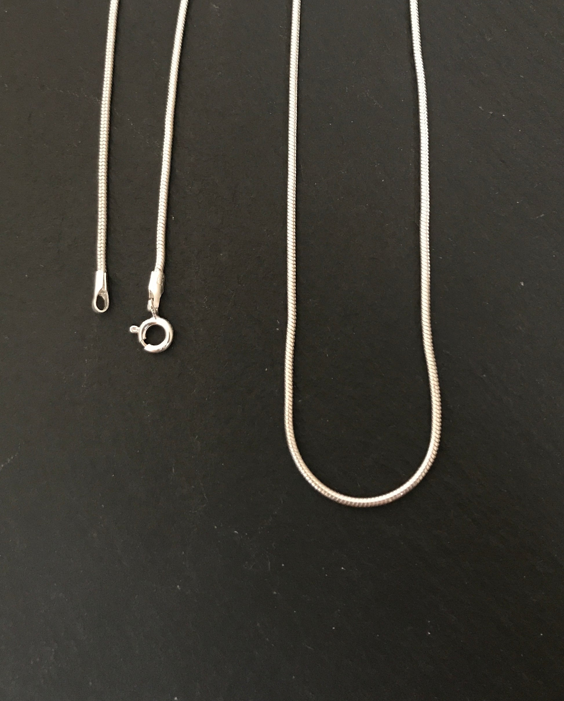 Sterling Silver Snake 1.5mm Chain image 0