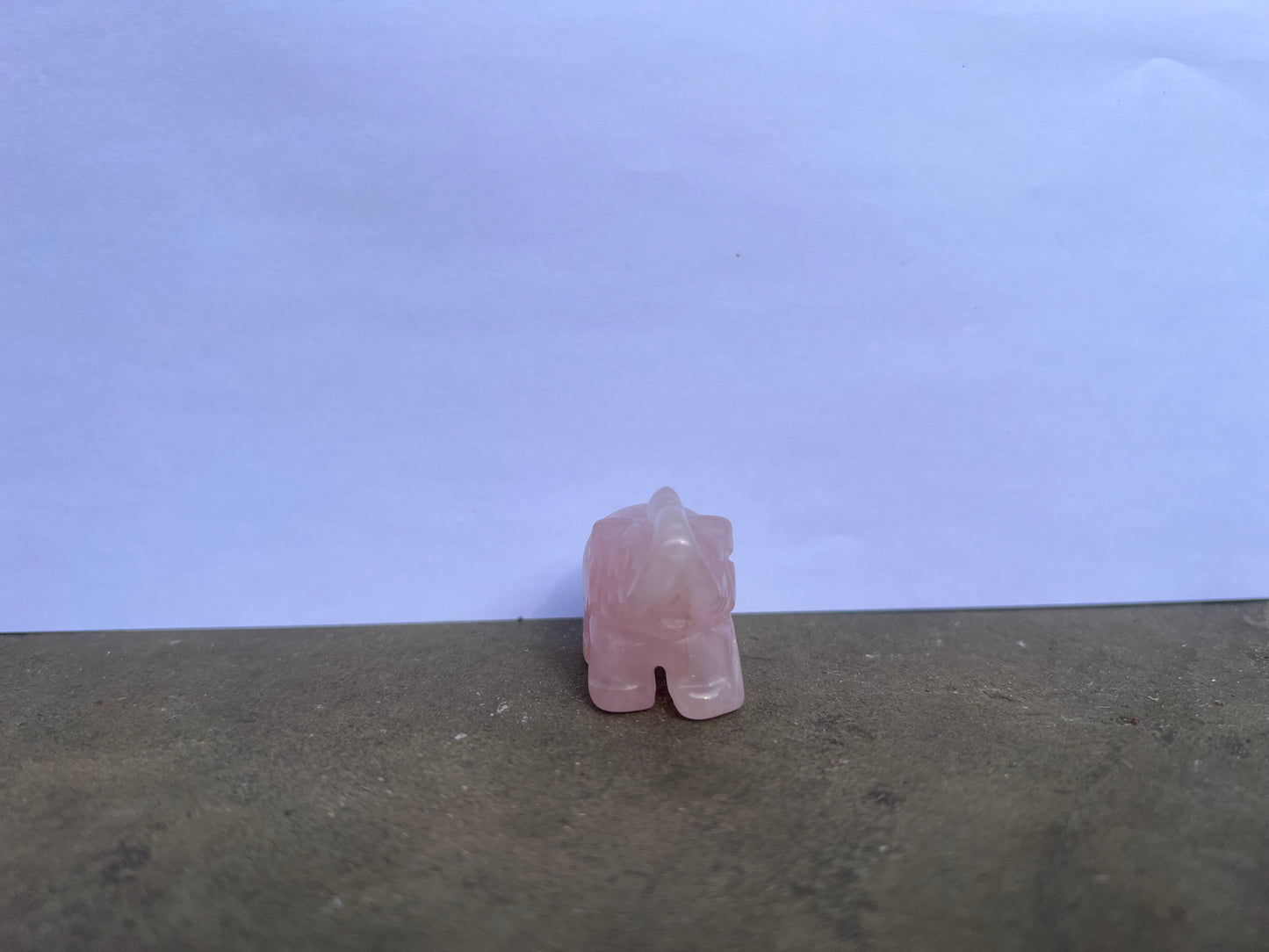 Rose Quartz Elephant image 2